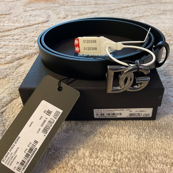 Dolce & Gabbana Other - Dolce & Gabbana Black Leather Belt Kids